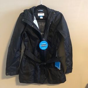 Columbia Pardon My Trench Jacket NWT Black